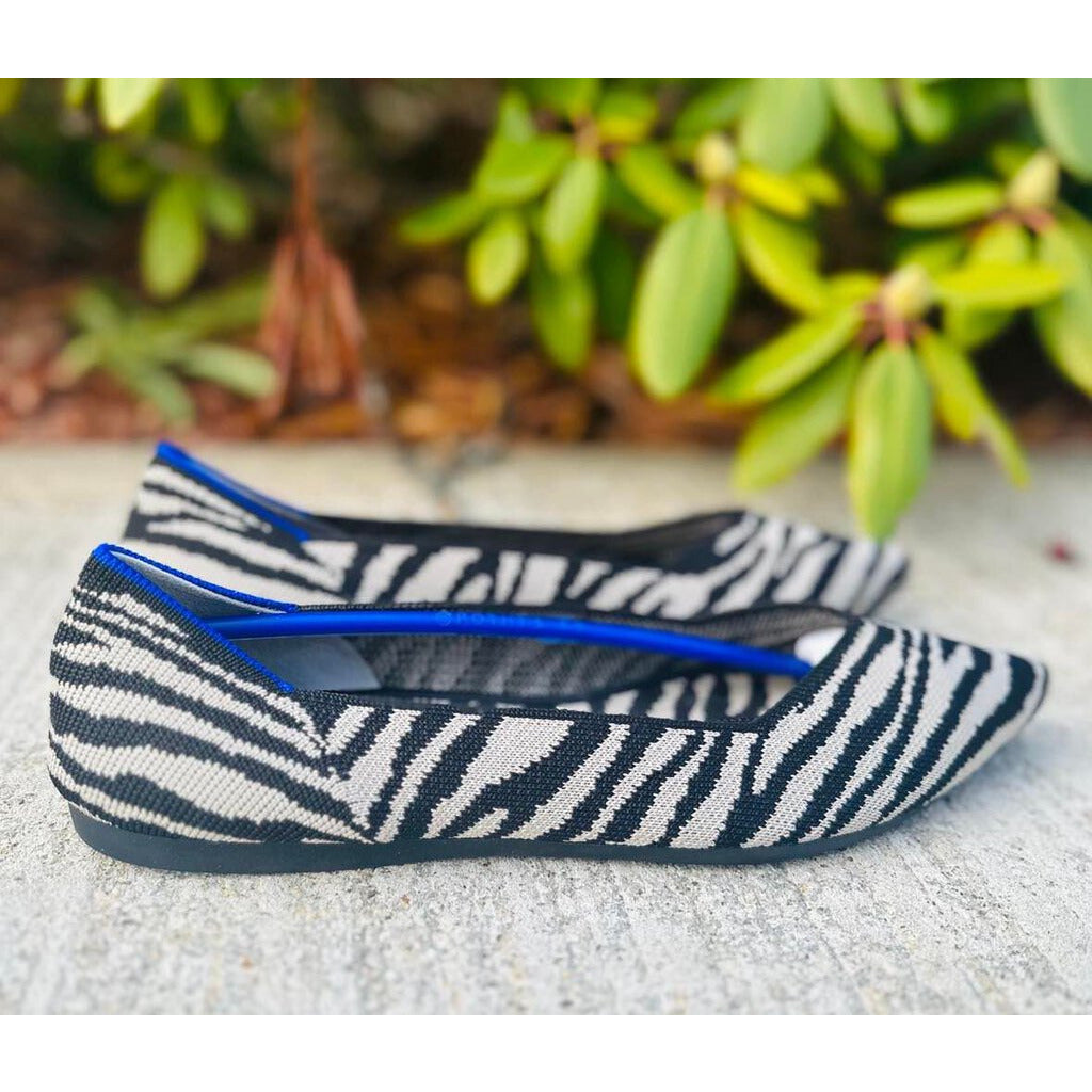 Rothys on sale zebra flat