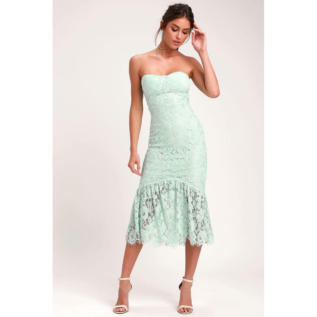 Bon appetit 2025 lace midi dress