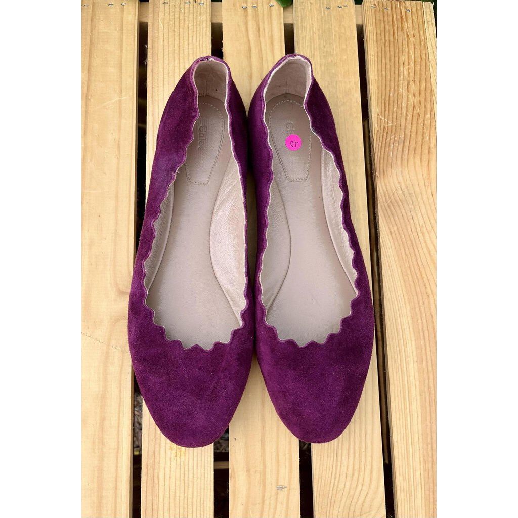 Chloe lauren suede flats best sale