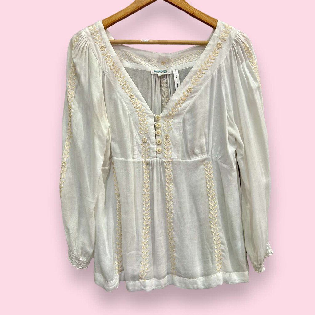 Poupette offers St Barths Embroidered Blouse Size M