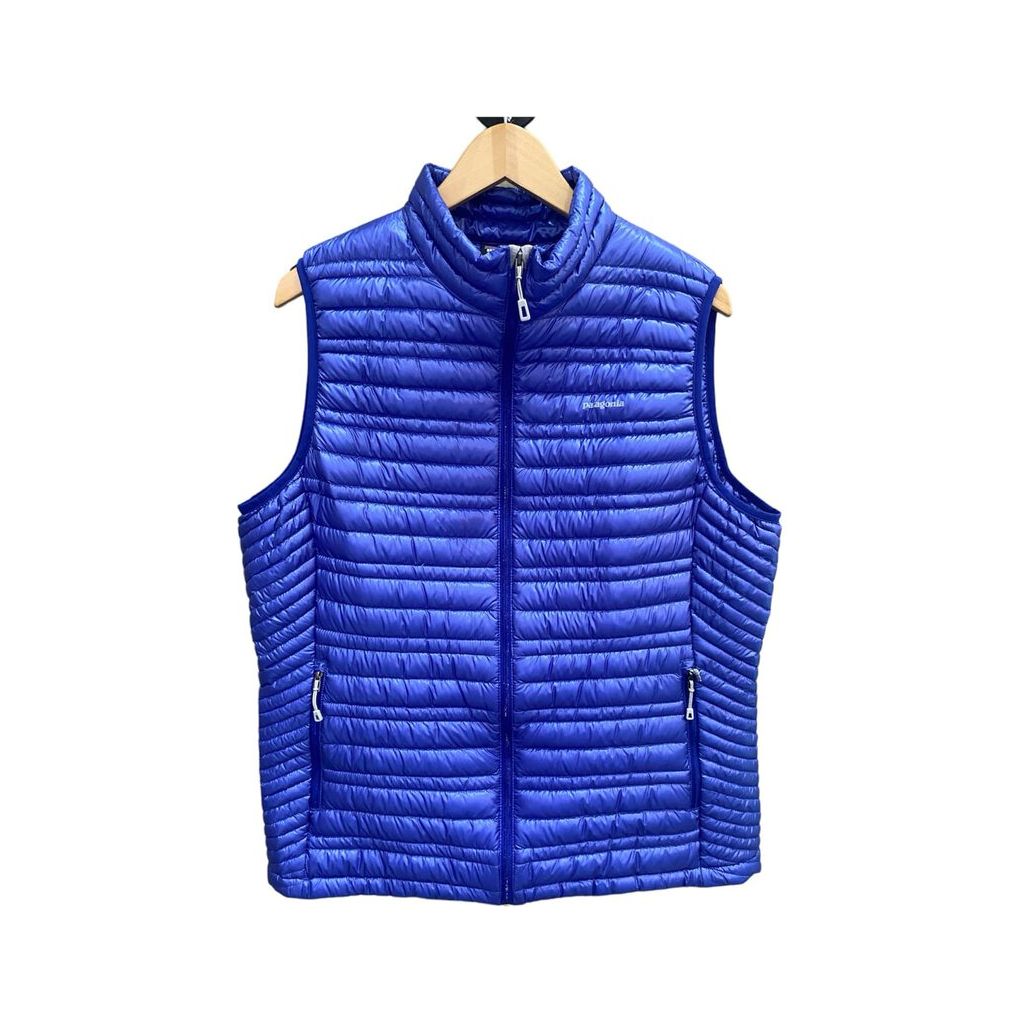 Patagonia NWT Ultralight Down Vest in Harvest Moon Blue Size XL Chic Boutique Consignments