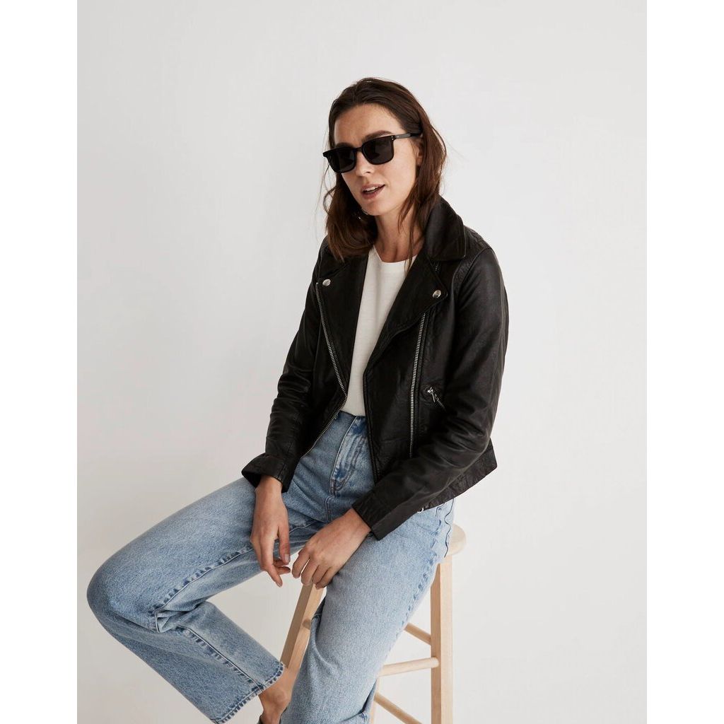 Madewell motorcycle jacket best sale