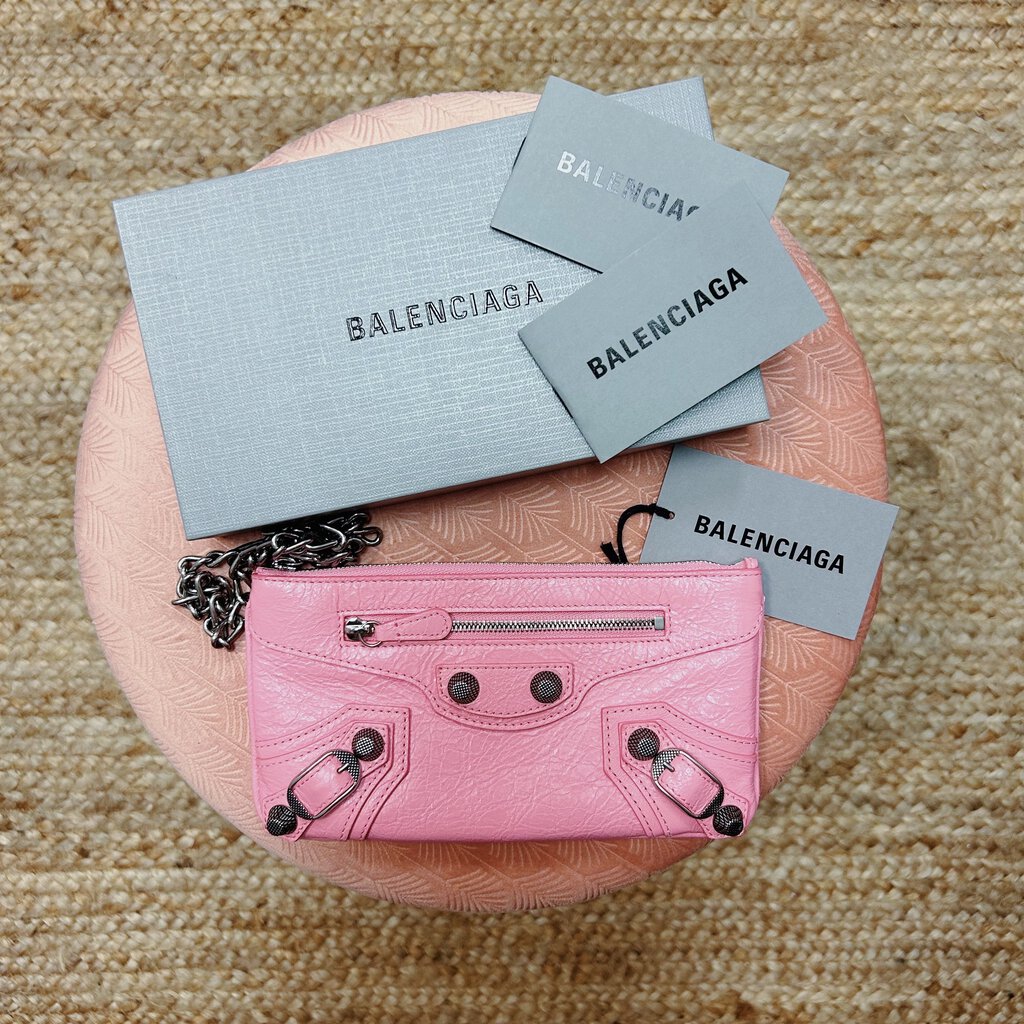 Balenciaga Moto Wallet Chic Boutique Consignments