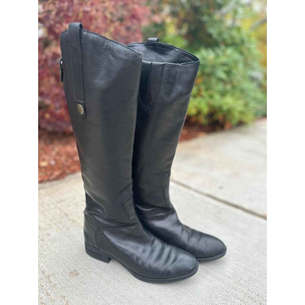 Sam Edelman Penny Leather Riding Boots Size 7 Chic Boutique Consignments