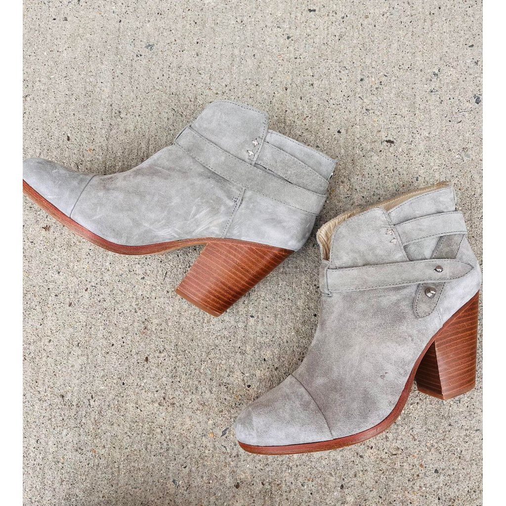 Rag Bone Harrow Ankle Boot in Light Grey Size 39.5 Chic Boutique Consignments